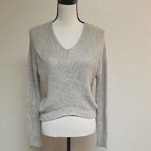 Freshman V-Neck Sweater - Tan #190